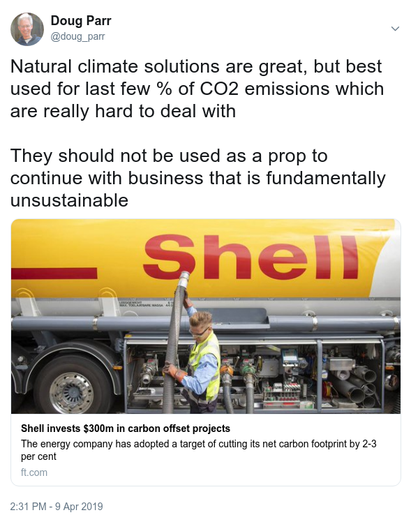 Shell and Natural Climate Solutions