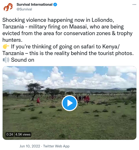 Eviction the Maasai